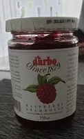 Mängden socker i Confiture de framboise