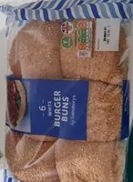 Mängden socker i 6 white burger buns