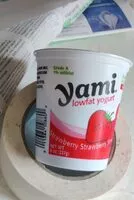 Mängden socker i Yami low-fat strawberry yogurt