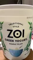 Mängden socker i Greek Yogurt Nonfat Plain