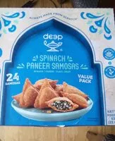 Mängden socker i Spinach paneer samosa