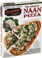 Mängden socker i The Original Nan Pizza, Spinach & Paneer Cheese