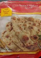 Mängden socker i Whole wheat naan