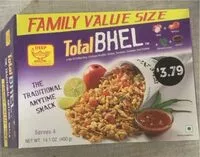 Mängden socker i Total Bhel