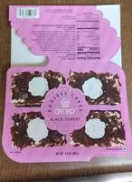 Mängden socker i Black Forest Eggless Cakes