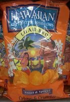 Mängden socker i Hawaiian kettle style potato chips - Luan BBQ