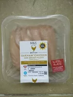 Mängden socker i Breast fillets