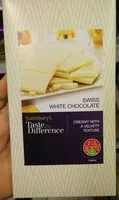 Mängden socker i Taste the Difference Swiss White Chocolate