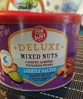 Mängden socker i Mixed nuts lightly salted