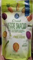 Mängden socker i Dried veggie snacks