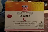 Mängden socker i Vitamin c powder blend supplement essence c