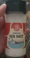 Mängden socker i Coarse Sea Salt