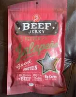 Mängden socker i Beef jerky 3 pepper jalapeño