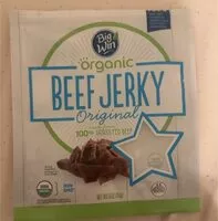 Mängden socker i Organic beef jerky original