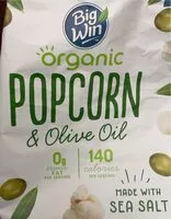 Mängden socker i Organic Popcorn & Olive Oul