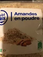 Mängden socker i Poudre d’amande