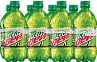 Mängden socker i Mountain Dew soda
