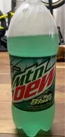 Mängden socker i Mountain dew baja blast