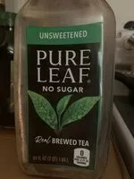 Mängden socker i Unsweetened black real brewed tea, unsweetened