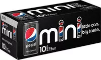 Mängden socker i Zero sugar diet soda mini cans
