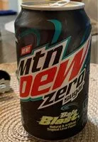 Mängden socker i Baja blast original tropical lime diet soda