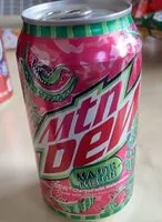 Mängden socker i Mtn dew - major melon