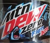 Mängden socker i Mountain Dew Zero Sugar Frost Bite