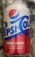 Mängden socker i Pepsi-Cola Soda Shop Black Cherry Cola
