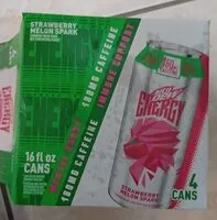 Mängden socker i Strawberry melon spark Energy Drink