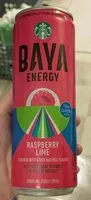 Mängden socker i Baya Energy Raspberry Lime