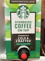 Mängden socker i Starbucks coffee on tap