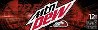 Mängden socker i Mountain dew code red soda