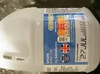 Mängden socker i Whole british milk