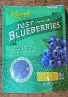 Mängden socker i Just blueberries