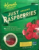 Mängden socker i Just Organic Raspberries