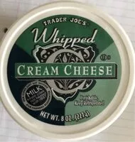 Mängden socker i Whipped cream cheese