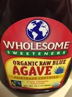 Mängden socker i Wholesome organic raw blue agave nectar syrup