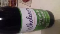 Mängden socker i Organic molasses unsulphured