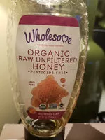 Mängden socker i Organic Raw Unfiltered Honey