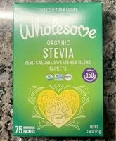 Mängden socker i Organic Stevia Packets