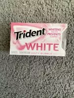 Mängden socker i Trident white gum minty bubble sugar free1x16 pc