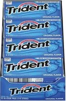 Mängden socker i Trident Original slim pack