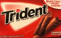 Mängden socker i Trident Cinnamon slim pack