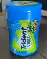 Mängden socker i Trident vibes sour patch kids mega pack