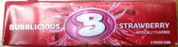 Mängden socker i Strawberry flavor bubble gum