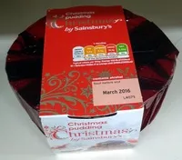 Mängden socker i Christmas Pudding