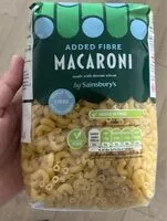 Mängden socker i Macaroni added fibre
