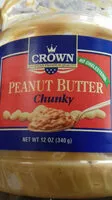 Mängden socker i Crown Peanut Butter Chunky