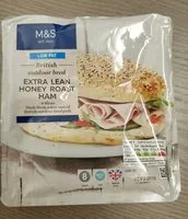 Mängden socker i Extra lean honey roast ham