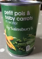 Mängden socker i Petit pois & baby carrots